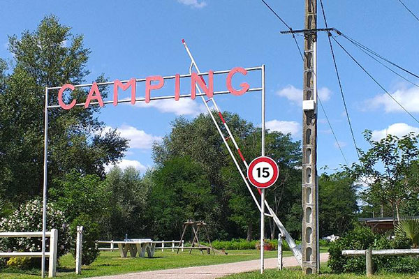 Entrée du camping